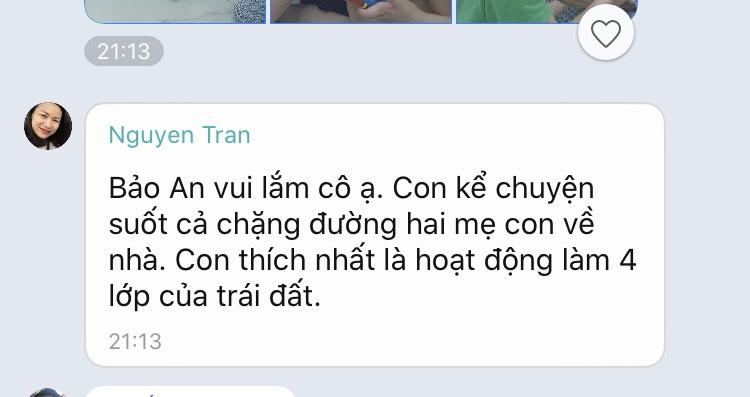 Feeback từ phía Phụ huynh về Trại hè Bán trú tại Cara